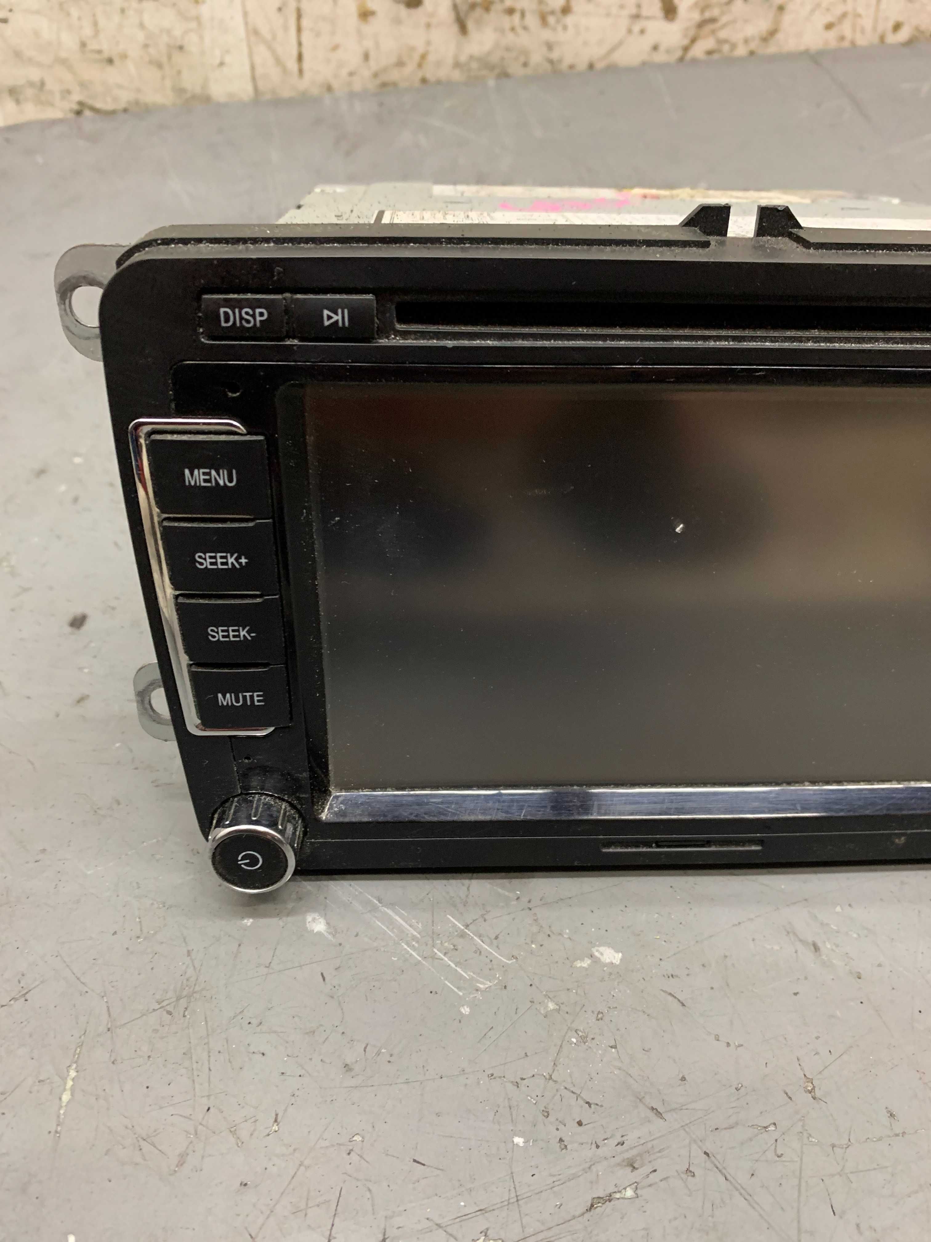 VW Volkswagen Golf VI Radio Nawigacja Wyświetlacz