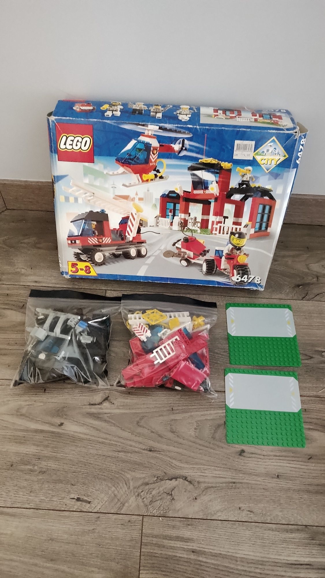 Fire Fighters' HQ lego klocki unikat pudełko legoland 6478