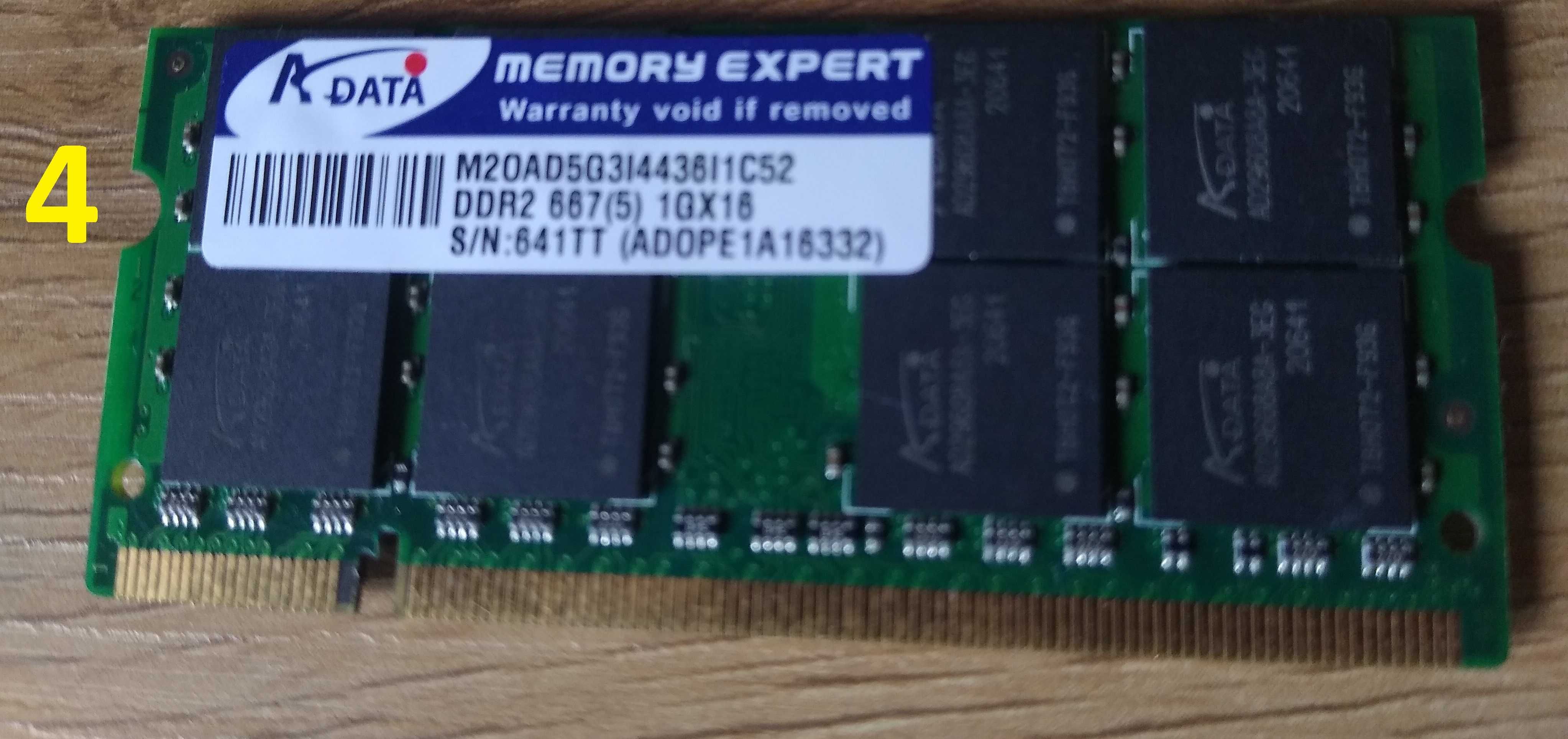 Pamięć RAM DDR2, DDR3, SDRAM – Kingston, Adata, GOODRAM, HP