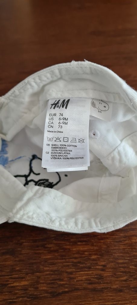 Czapeczka z daszkiem H&M 6-9m