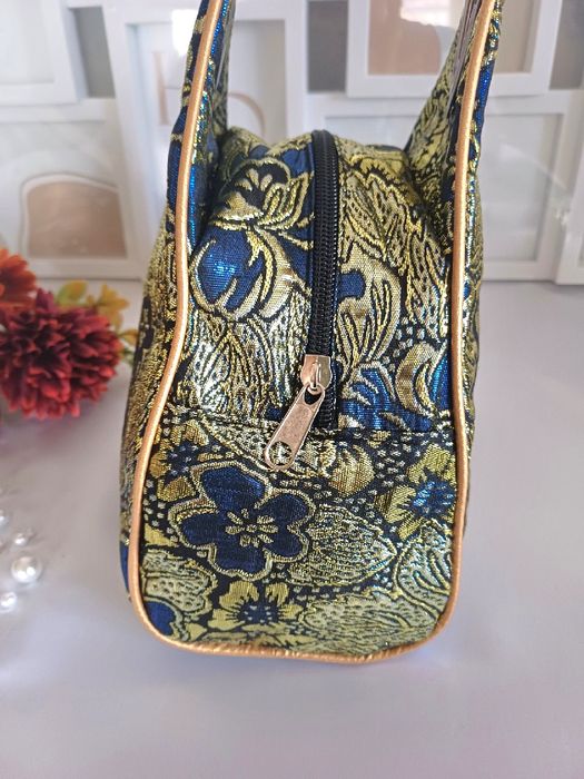 Torebka Wieczorowa - Złoto niebieska