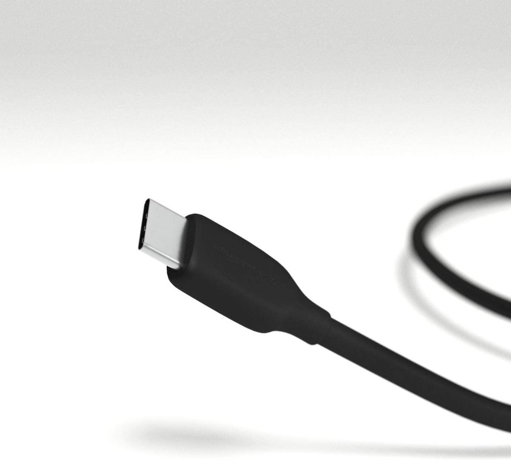 Amazon Basics Kabel do szybkiego ładowania, USB-C na USB-C-2.0