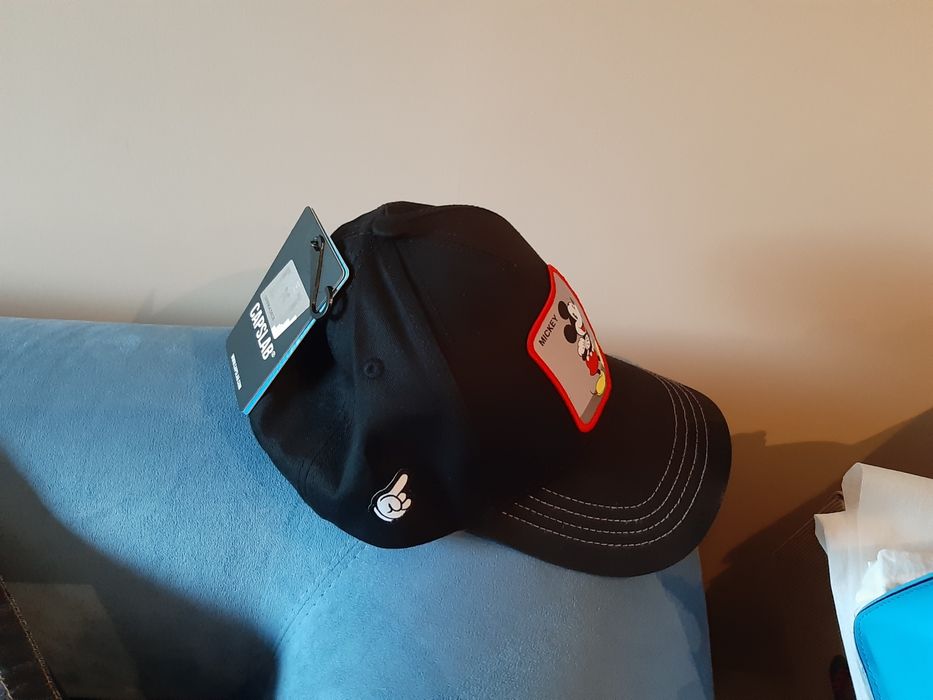 Czapka z daszkiem Mickey capslab unisex Disney miki myszka czarna tkma