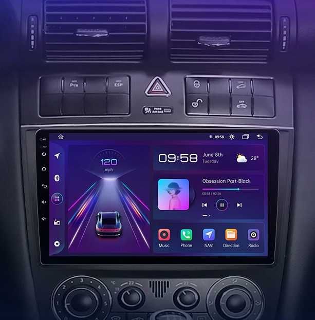 Radio Android MERCEDES C klasa CLK w203 GPS 4/64GB