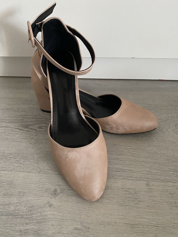 Ślubne buty 5 cm