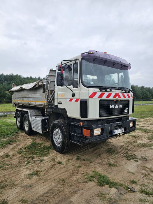 MAN F2000 ZADBANY wywrotka 3 oska