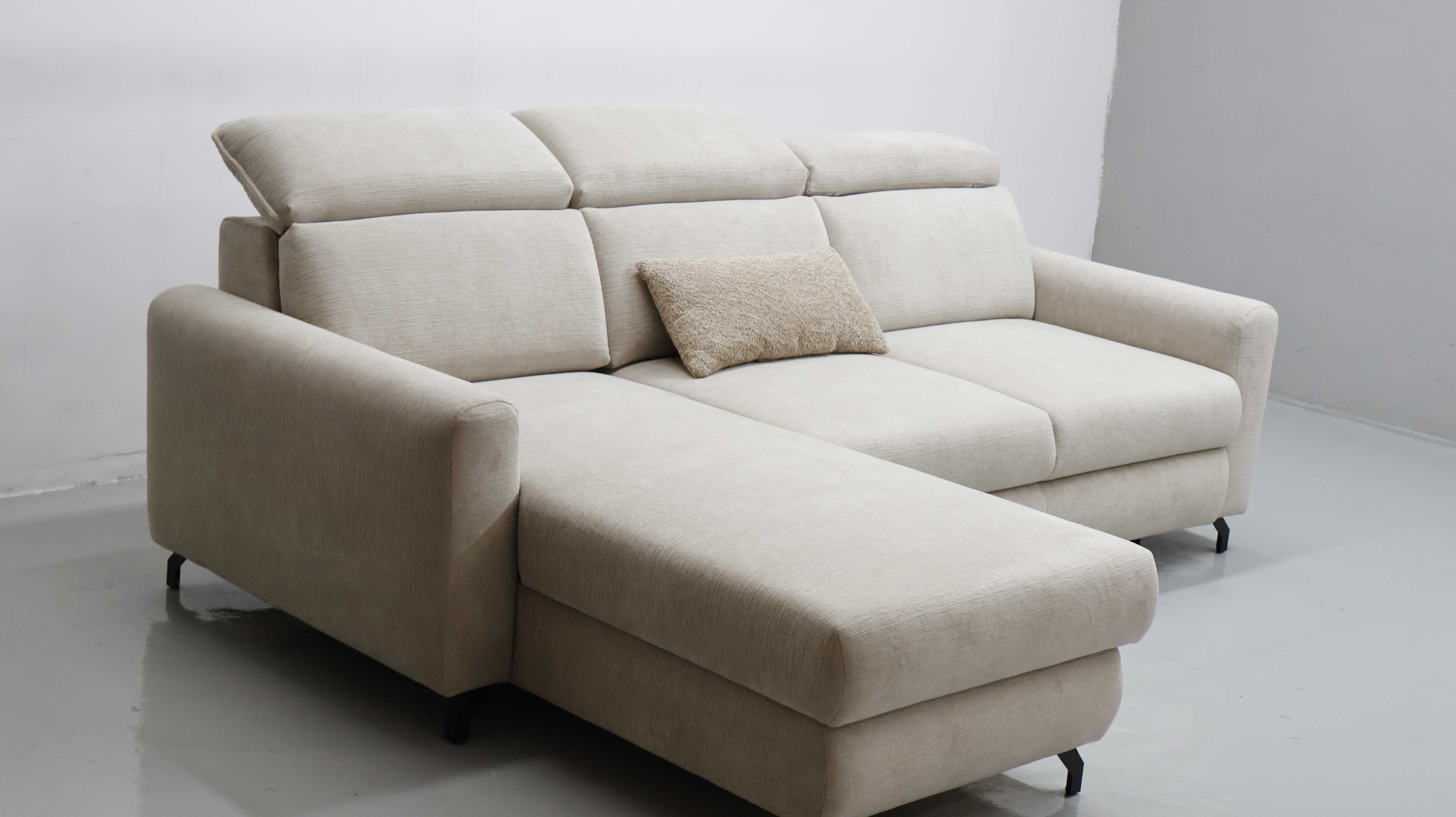 TDE DESIGN NAROŻNIK funkcja spania pojemnik regulowane oparcie SOFA