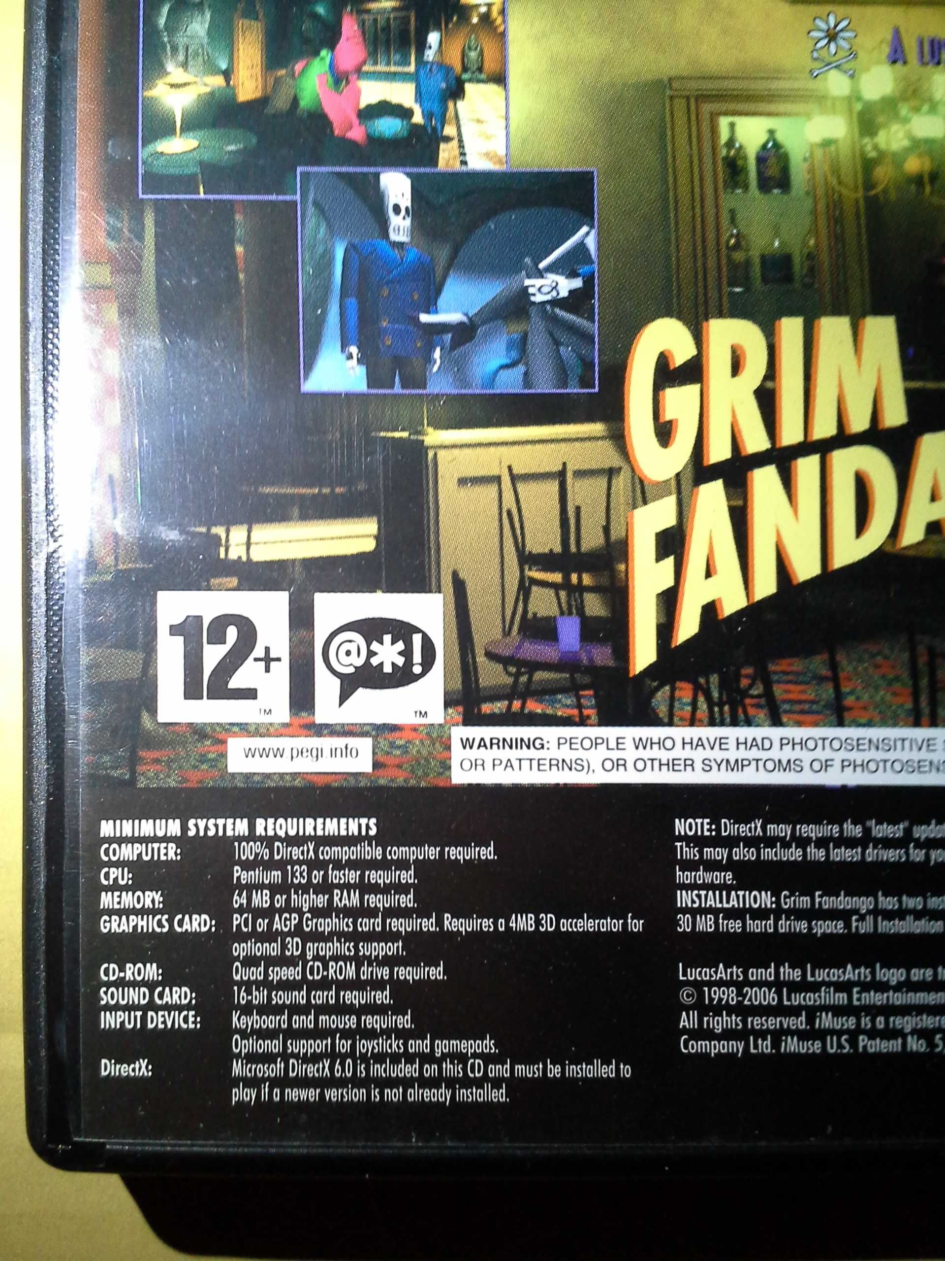 Grim Fandango Gra PC