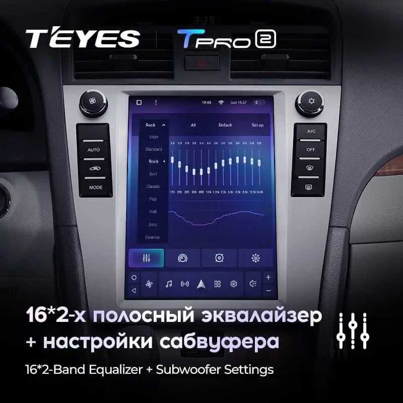 Штатная магнитола TEYES TPRO Toyota Camry 6 XV 40 50 Tesla