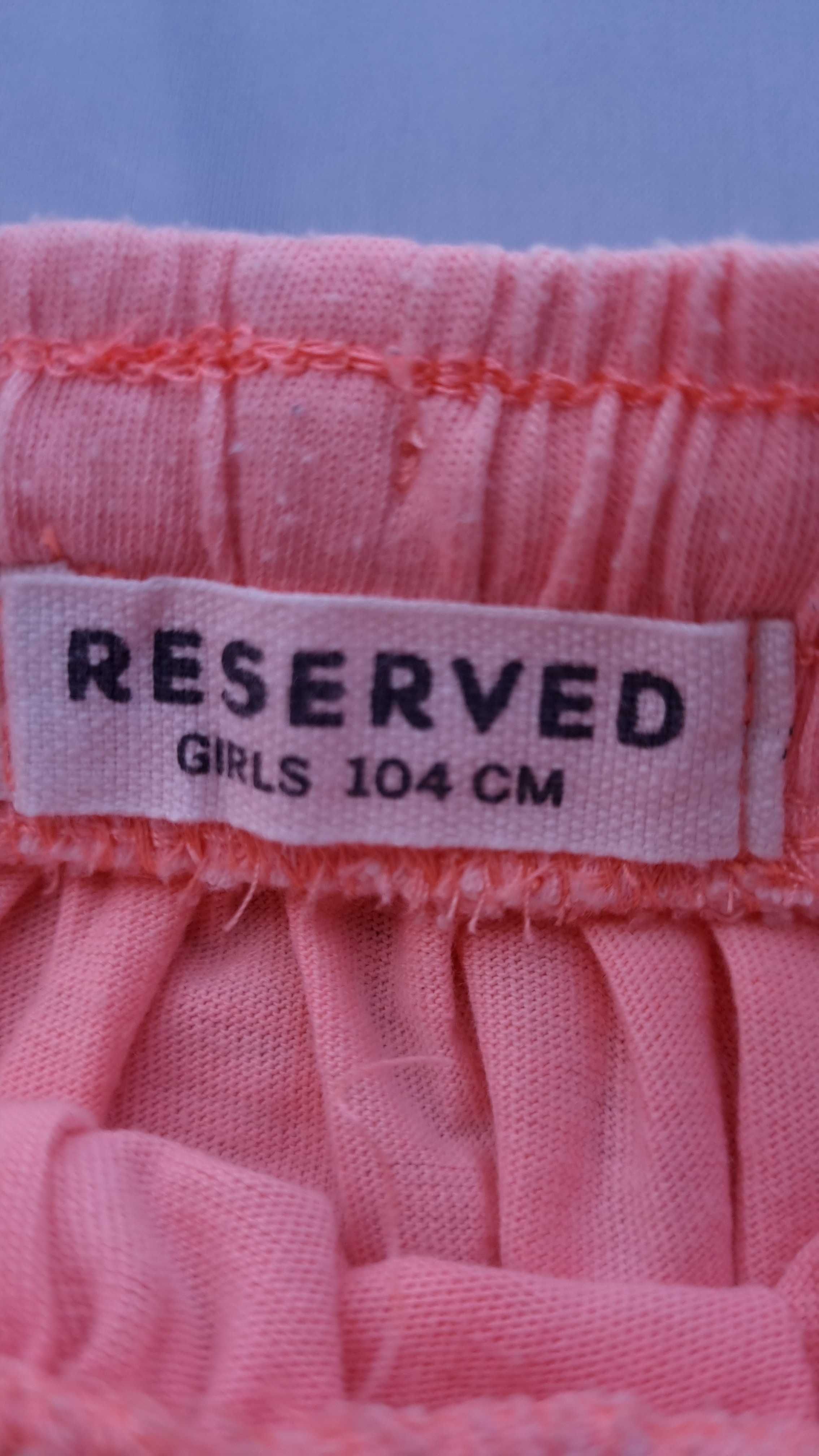 Krótka spódniczka RESERVED rozm 104 neonowa lato