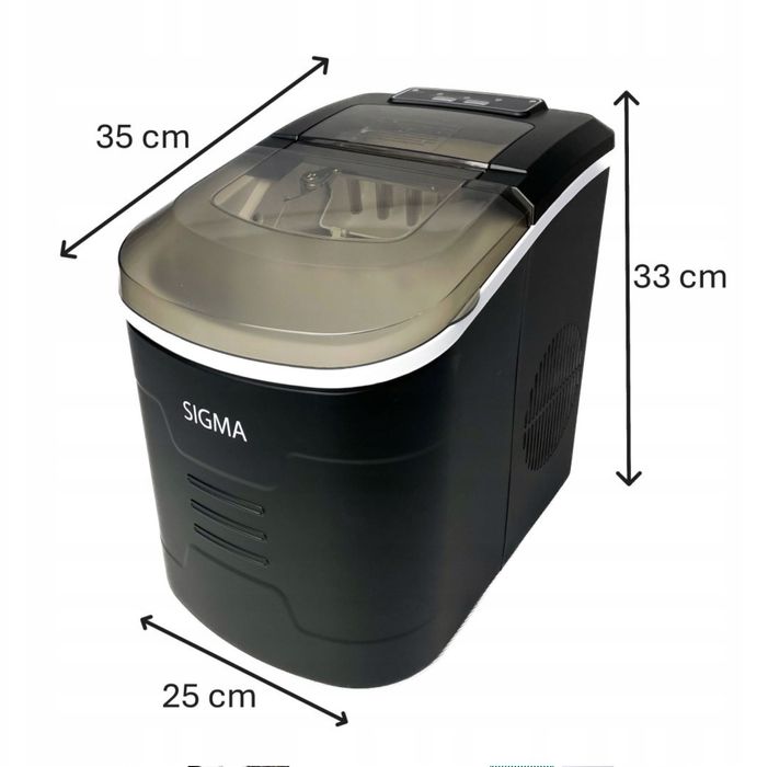 Kostkarka do Lodu 12kg / 24h cykl 8 min Duża Pojemność Sigma SIGMA