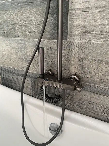 Душевая система з клавішами Boutique Bathroom mini графит