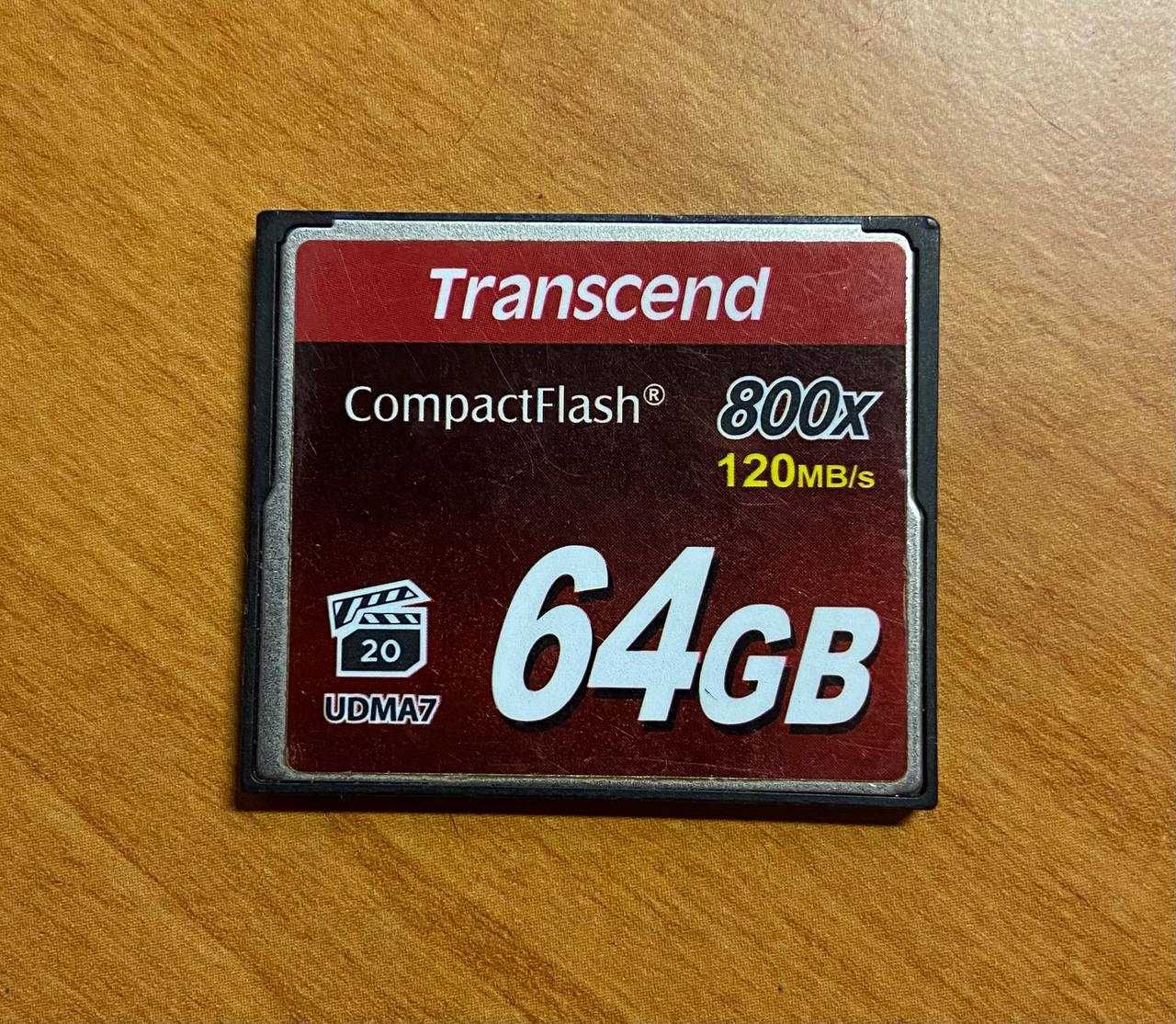 Карта памяти Transcend CompactFlash 800 64Gb