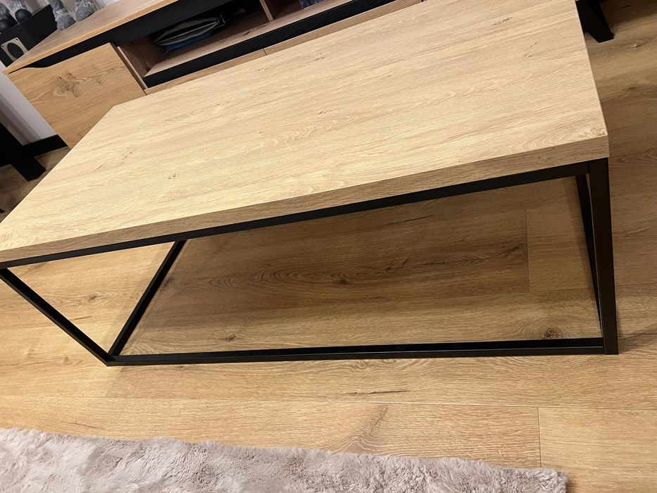 Stolik kawowy / ława / salon / dąb / jasny/ bezowy stół