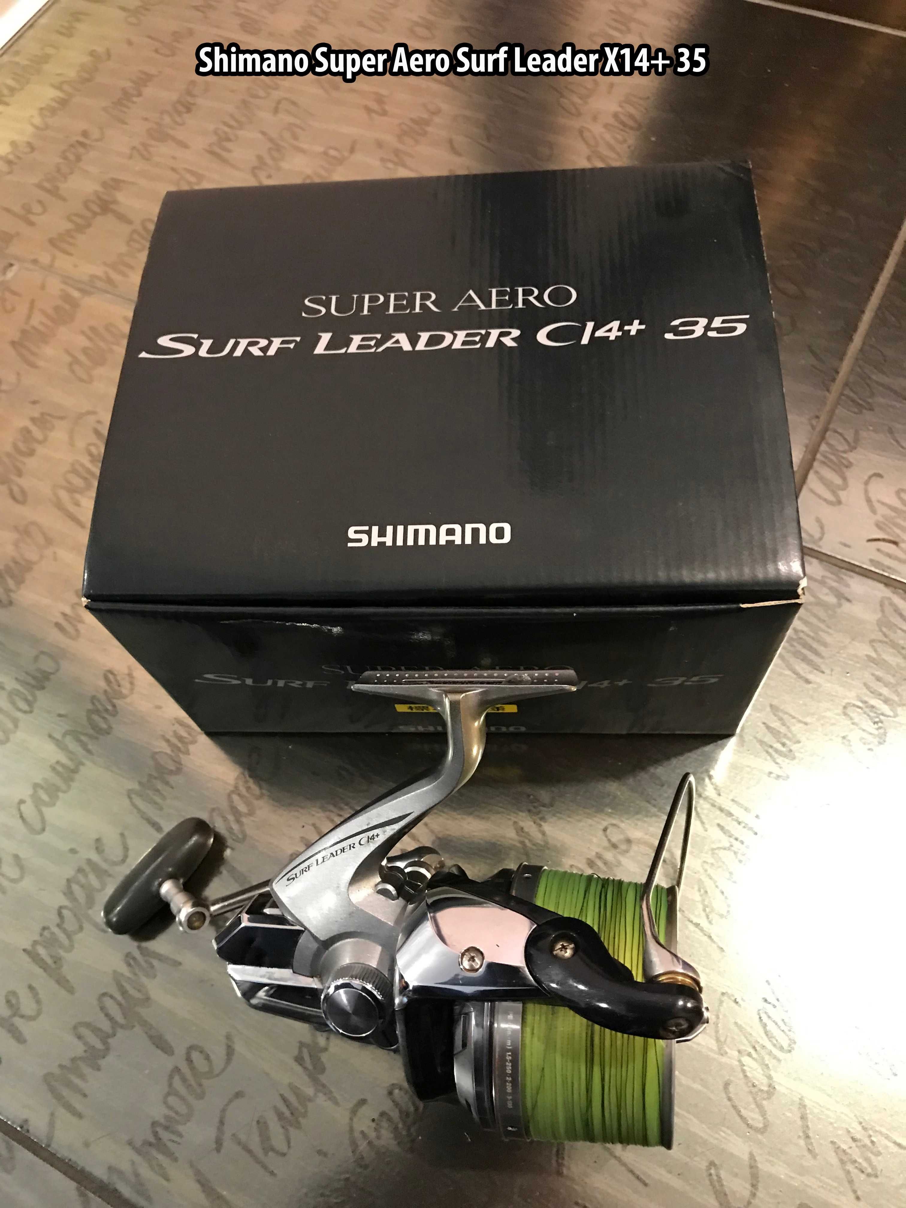 Kołowrotek Shimano Super Aero Surf Leader X14+ 35