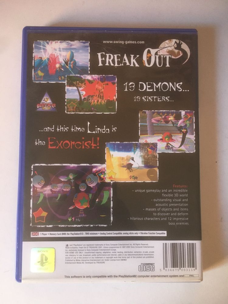 PS2 - Freak Out (como novo)