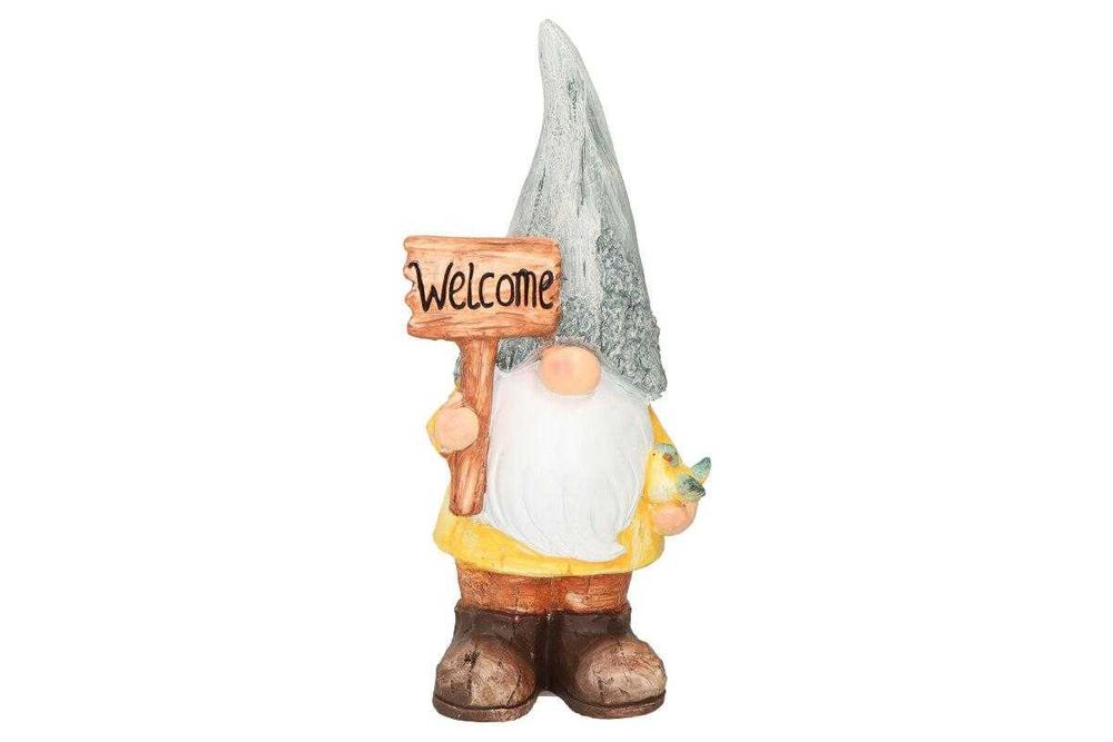 Krasnal OGRODOWY duża ozdoba do ogrodu ogródka figurka ogrodowa 43 cm