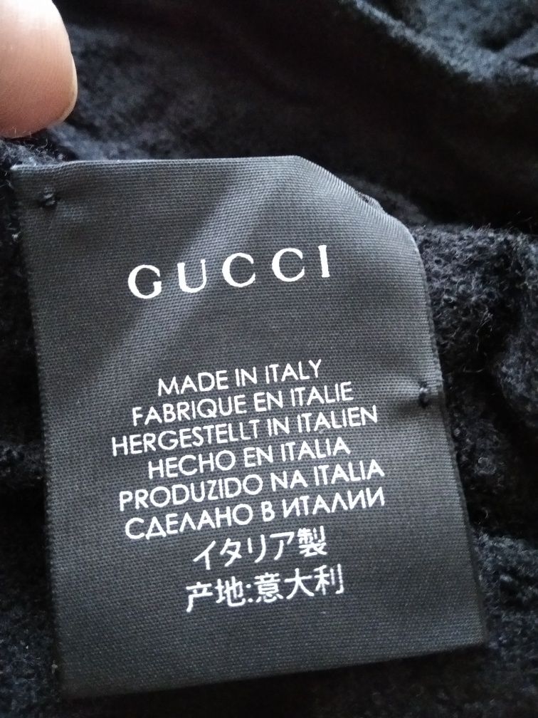 Чоловічий шарф gucci з вовни