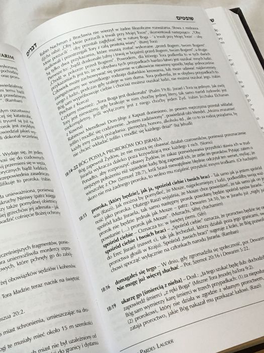 Tora , Biblia, Pardes Lauder, Sacha Pecaric, Pięcioksiąg