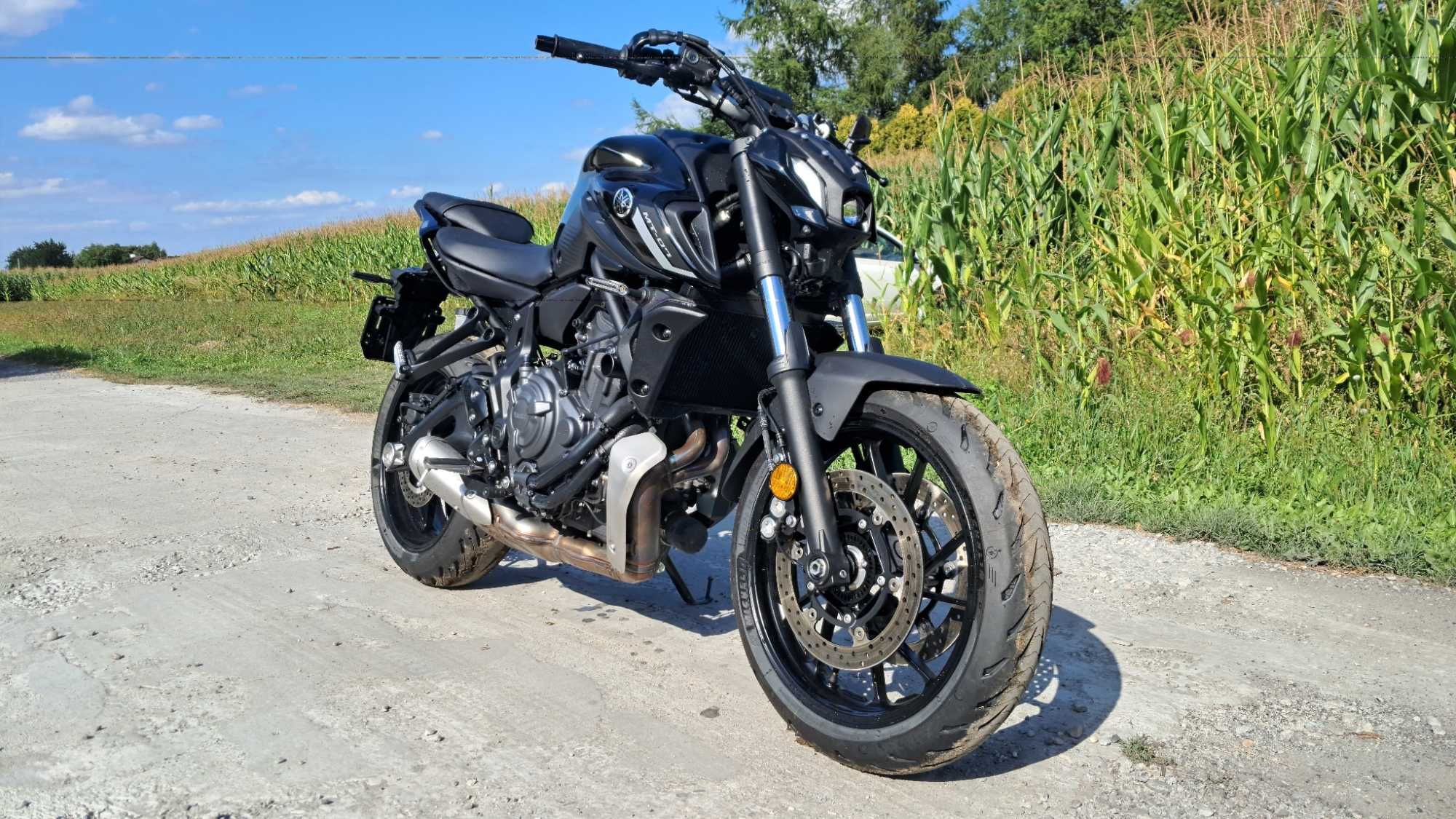 Yamaha mt 07, pierwszy właściciel,  przebieg 664 km JAK NOWY A2