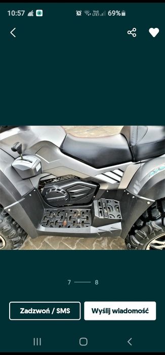 Quad cf moto cfmoto  800 terralander 4x4 2015r super okazja