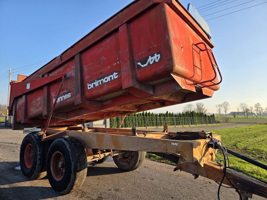 Przyczepa skorupowa lyonnet brimont  12, 14 ton