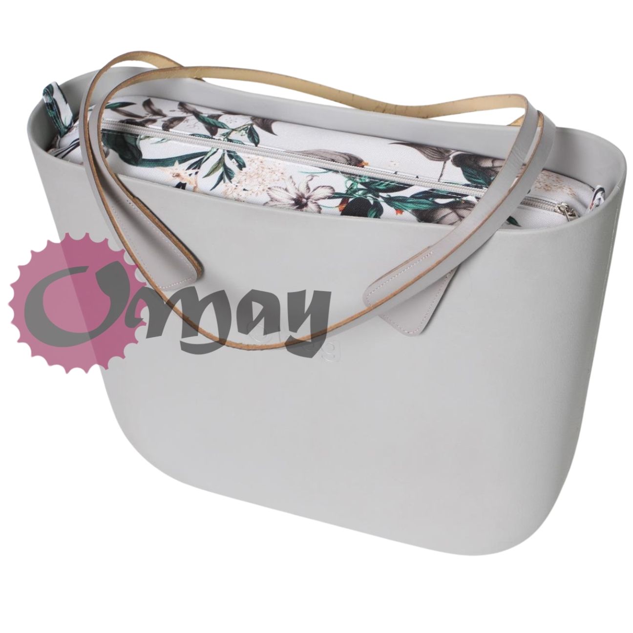 organizer do OBAG STANDARD bzy konwalie szary jasny wkład VIP OMAY