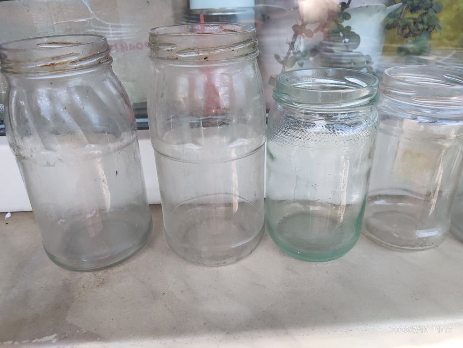 Банки.Різні об'єми.Ціна за всі