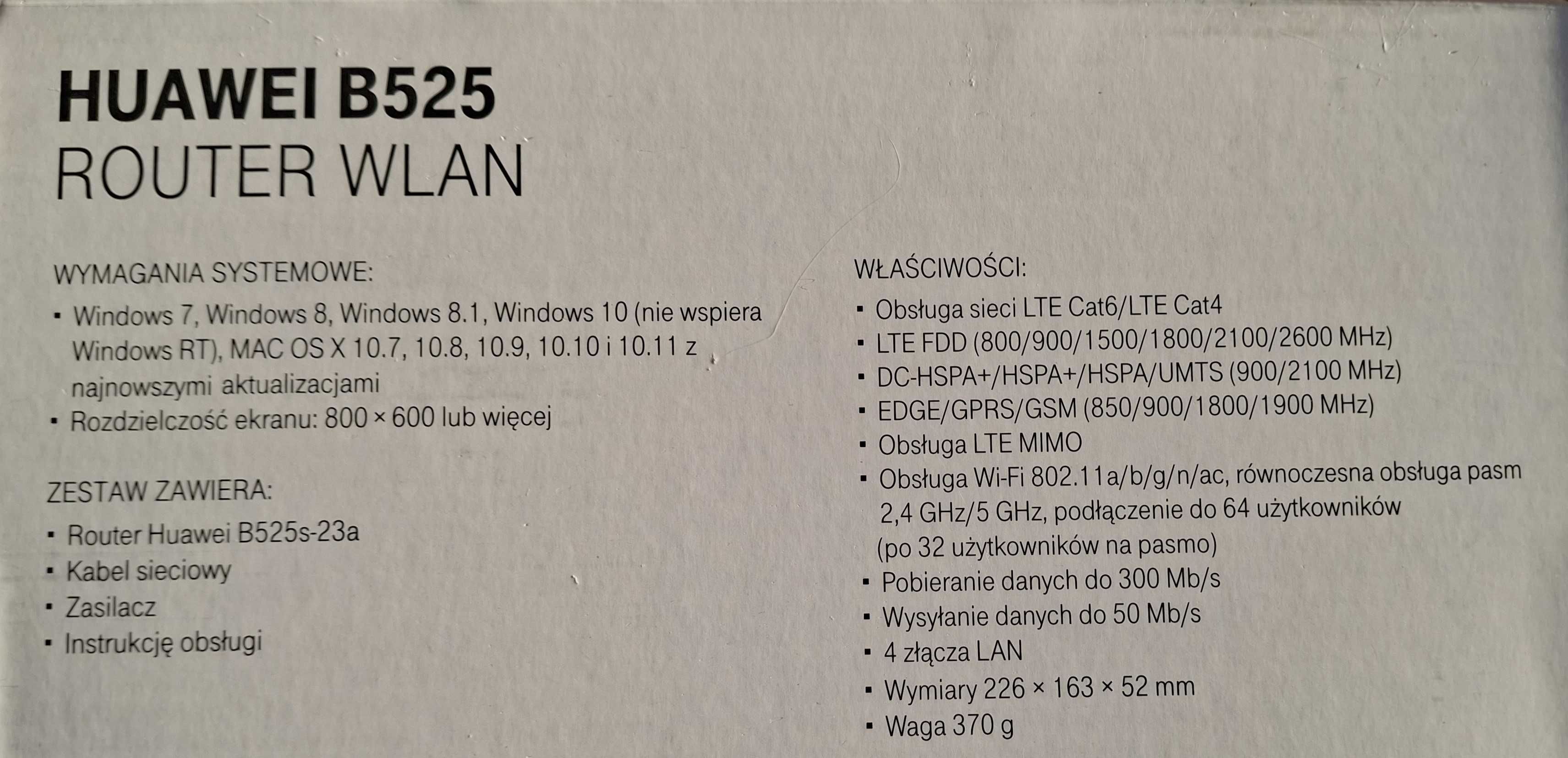 Router HUAWEI B525s-23a