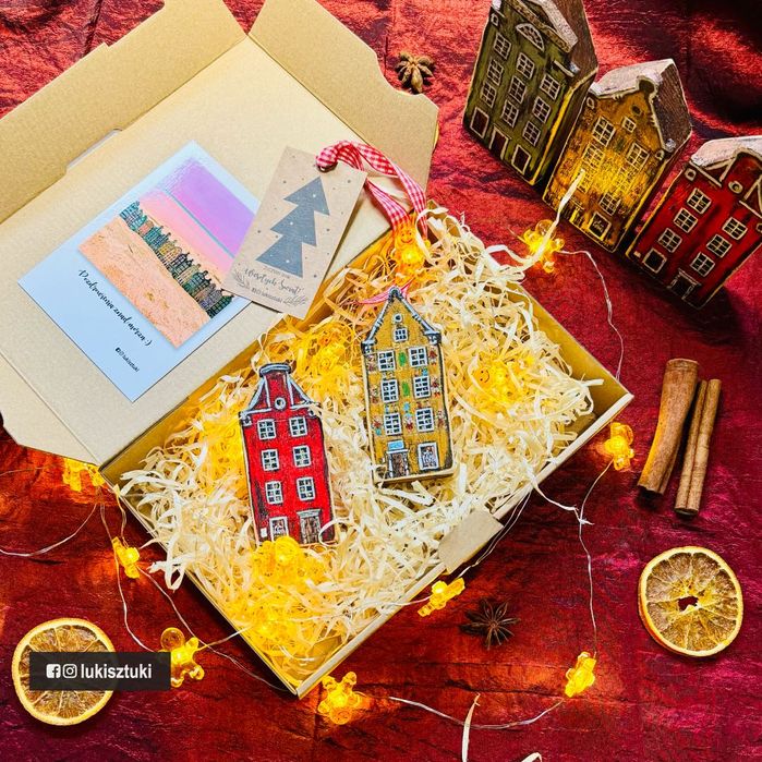 Kamienice miniatury 'GDAŃSK' Złota Brama na prezent | LUKI SZTUKI