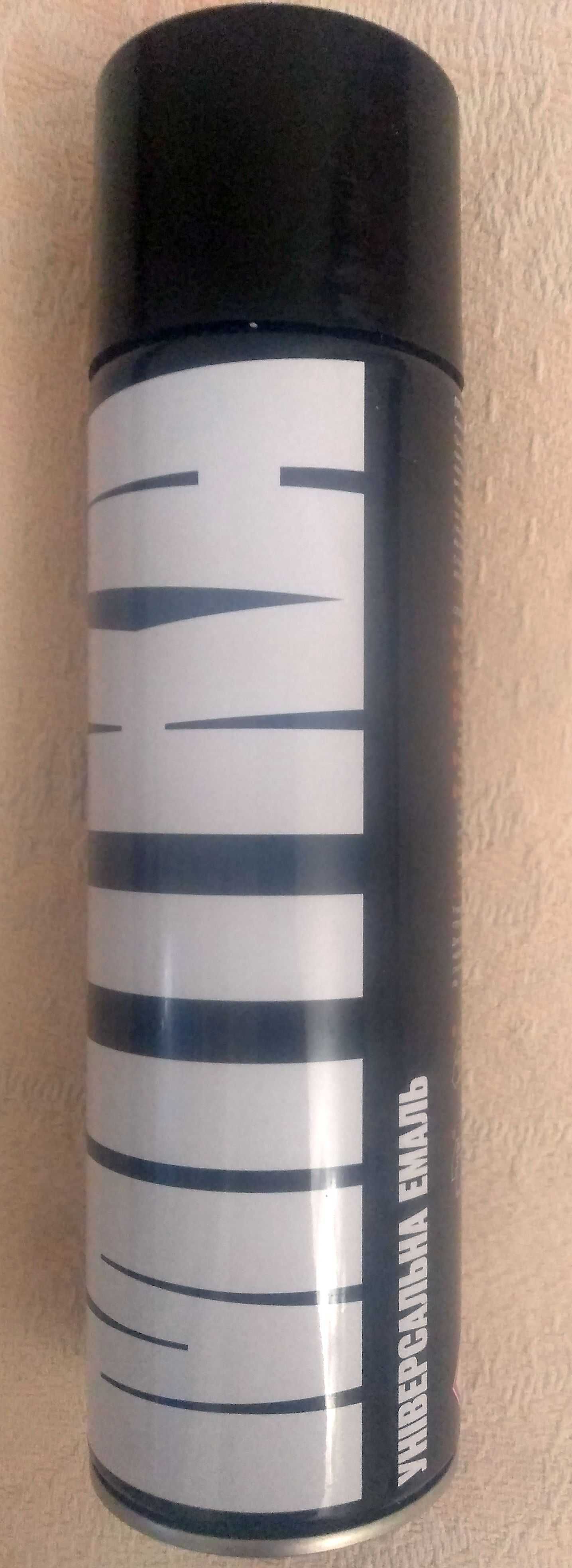 Аэрозольная акриловая краска Mitka белый глянец 500 ml