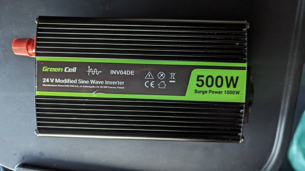 Przetwornica 24v 500w(1000w) Green Cell