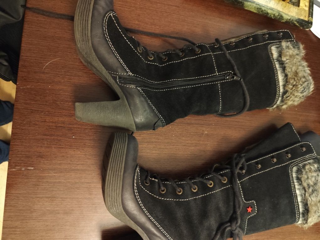 Botas d cano alto "Cubanas" tam. 35