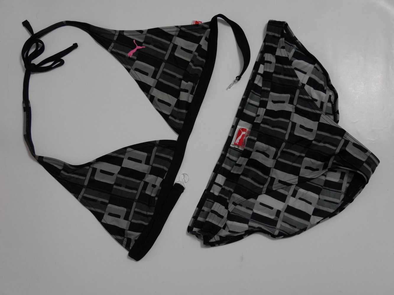 PUMA Halterneck Bikini Nowy Strój Kąpielowy Damski E 36B-38B Infinitex