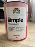 Farba 5l  Beckers it's simple kolor Almond Milk plamoodporna