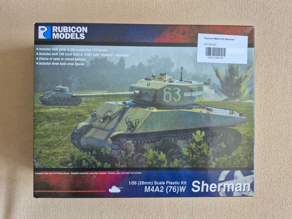 Czołg Rubicon M4A2 (76)W 1:56