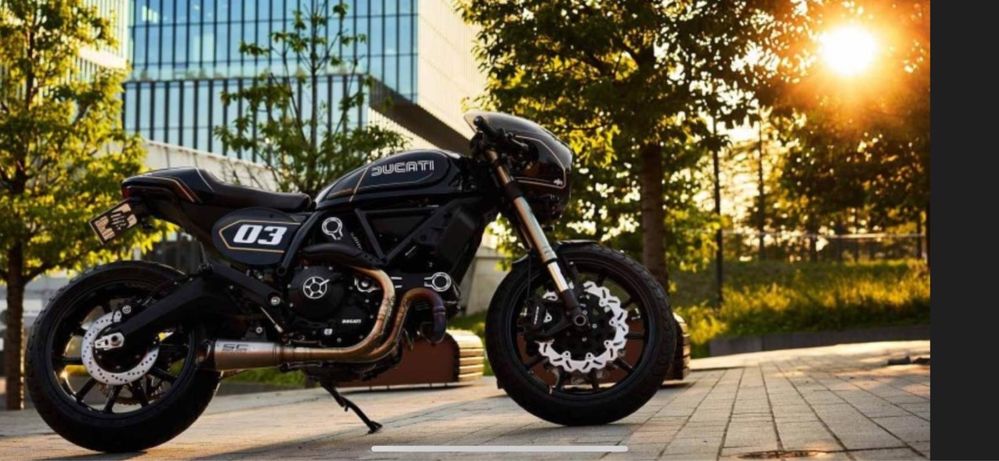Ducati Scrambler 800 Cafe Racer Custom by Dixer Parts