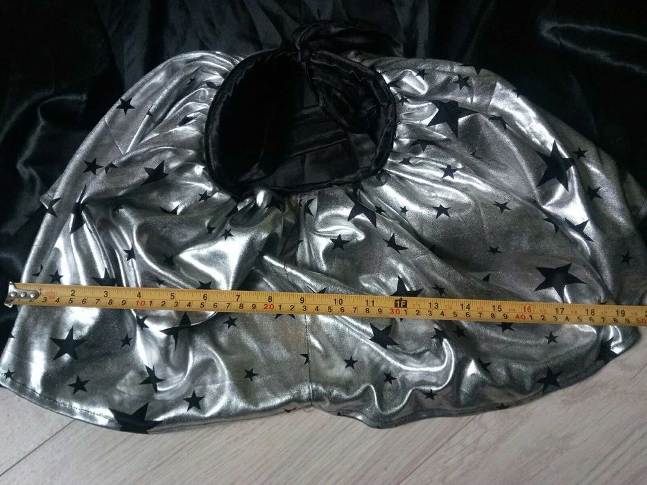 Костюм Феи Колдуньи Ведьмы Бабы Яги Накидка Цилиндр маскарадный плащ