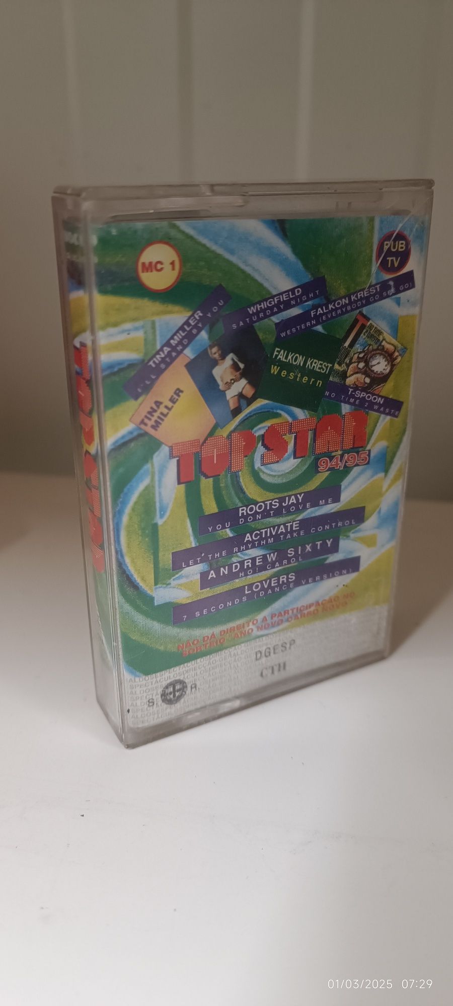 Top Star 91/92 Em Cassete Áudio
