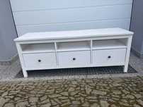 HEMNES
Szafka pod TV, biała bejca, 148x47x57 cm