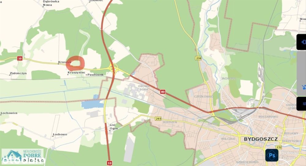 Atrakcyjne działki w pobliżu Bydgoszczy - Kruszyn
