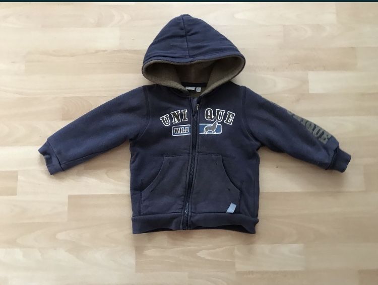 Лот за 85 грн. Тепла кофта на флісі, реглан, штани на ріст 86-92  см