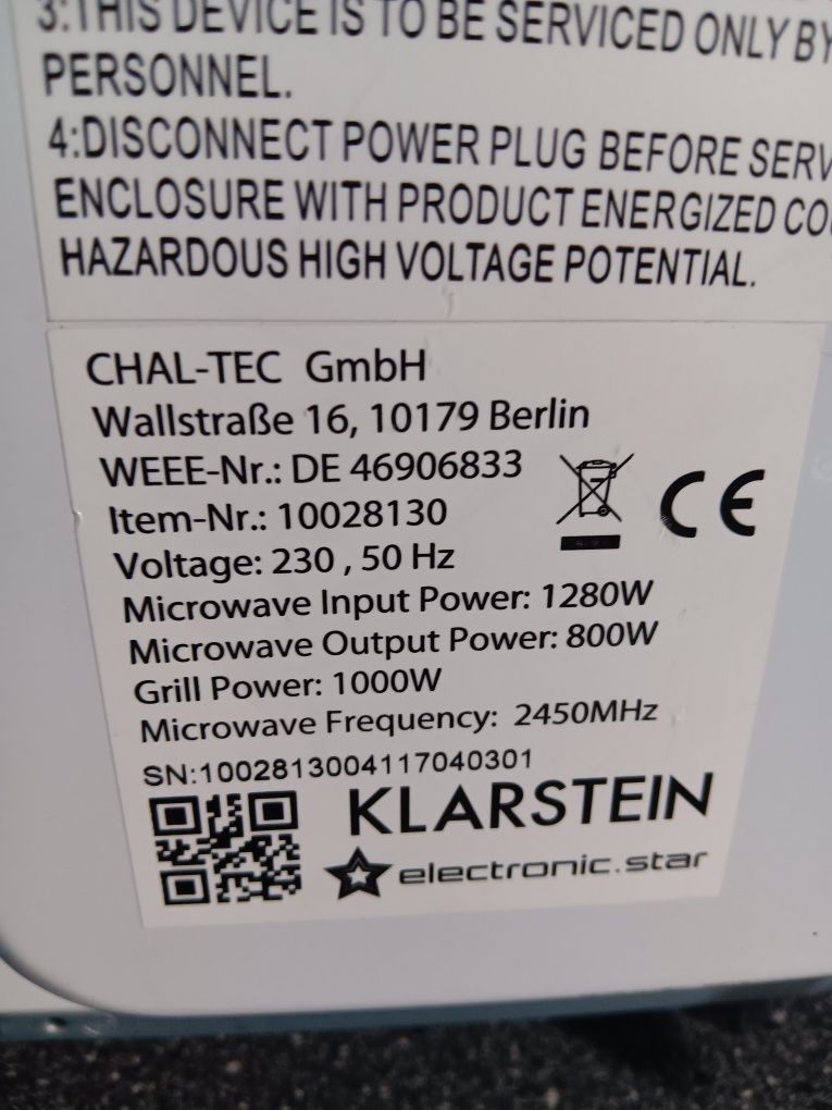 Kuchenka mikrofalowa Klarstein