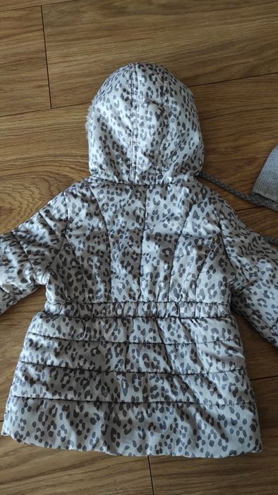 Kurtka niemowlęca jesienna zimowa 80 i czapka