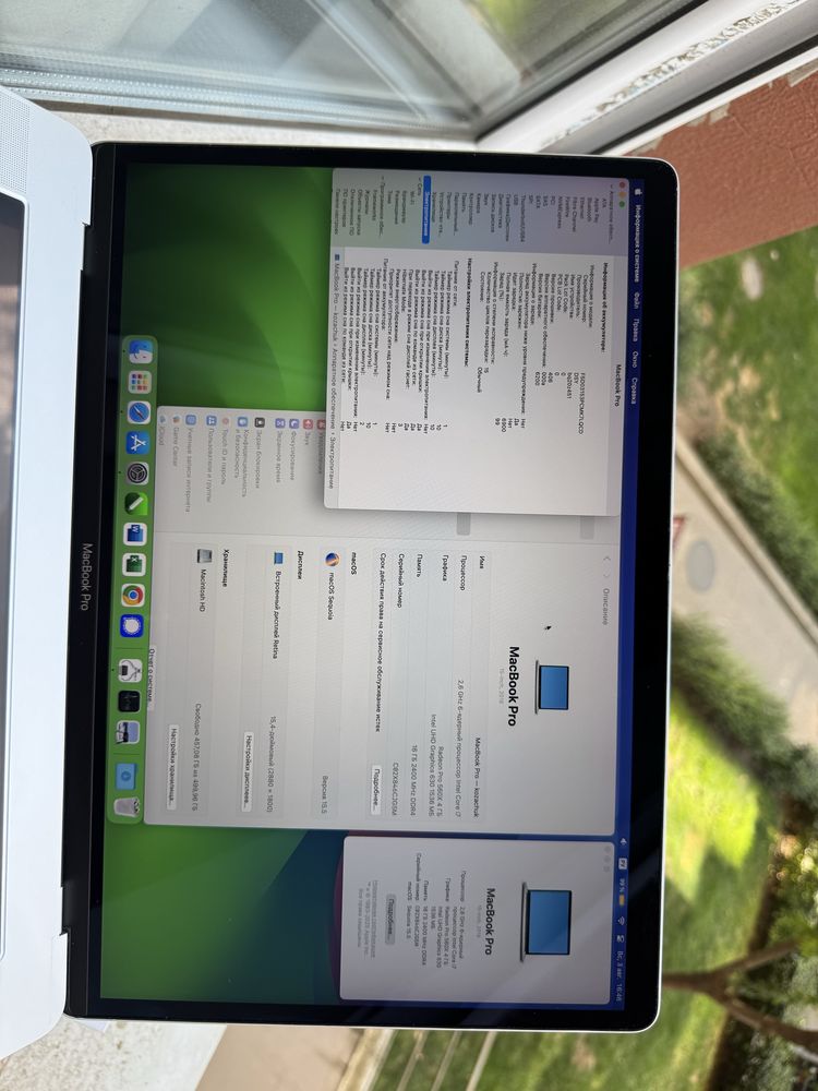 Macbook Pro 2018 16gb 512 SSD AMD RADEON 4gb