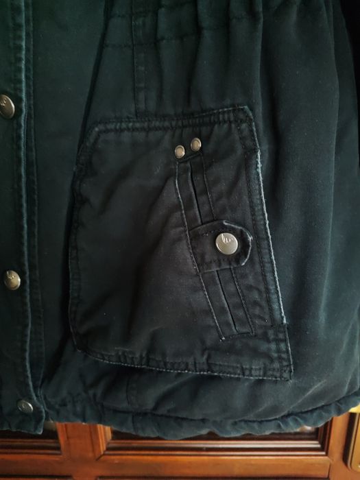 Kurtka zimowa zapinana na zamek i zatrzaski rozmiar 46/48