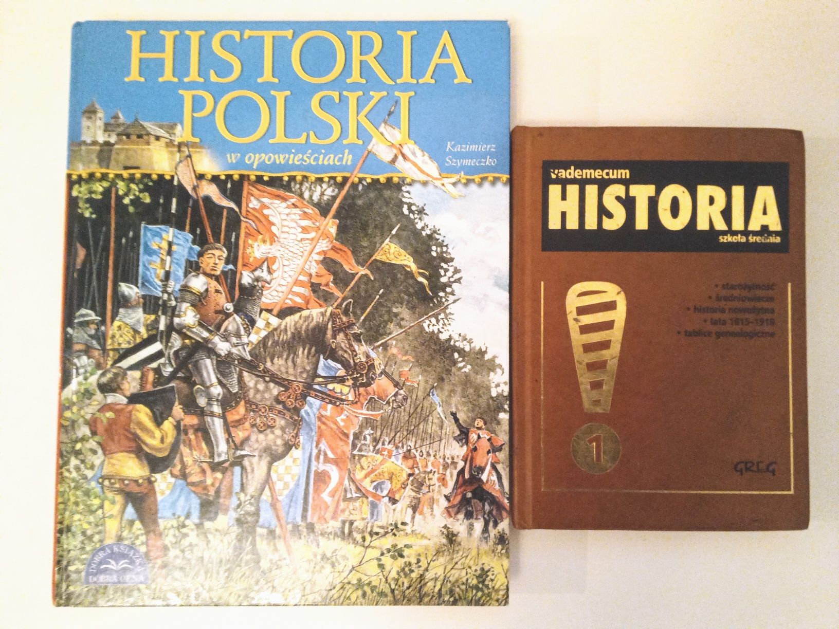 Historia Polski w opowieściach Kazimierz Szymeczko i Vademecum Greg 1