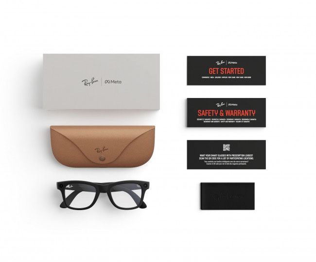 Смарт-окуляри Ray-Ban Meta Wayfarer [Gen 2] Standard Matte Black Clear