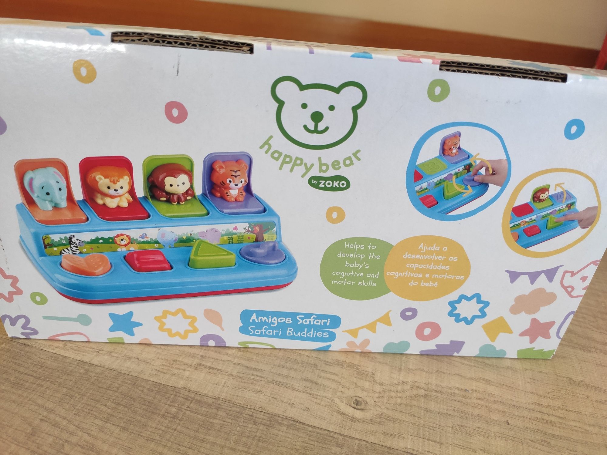 Set sensorial e amigos safari happy bear