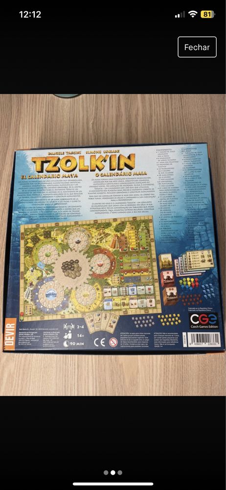 Tzolkin - jogo tabuleiro